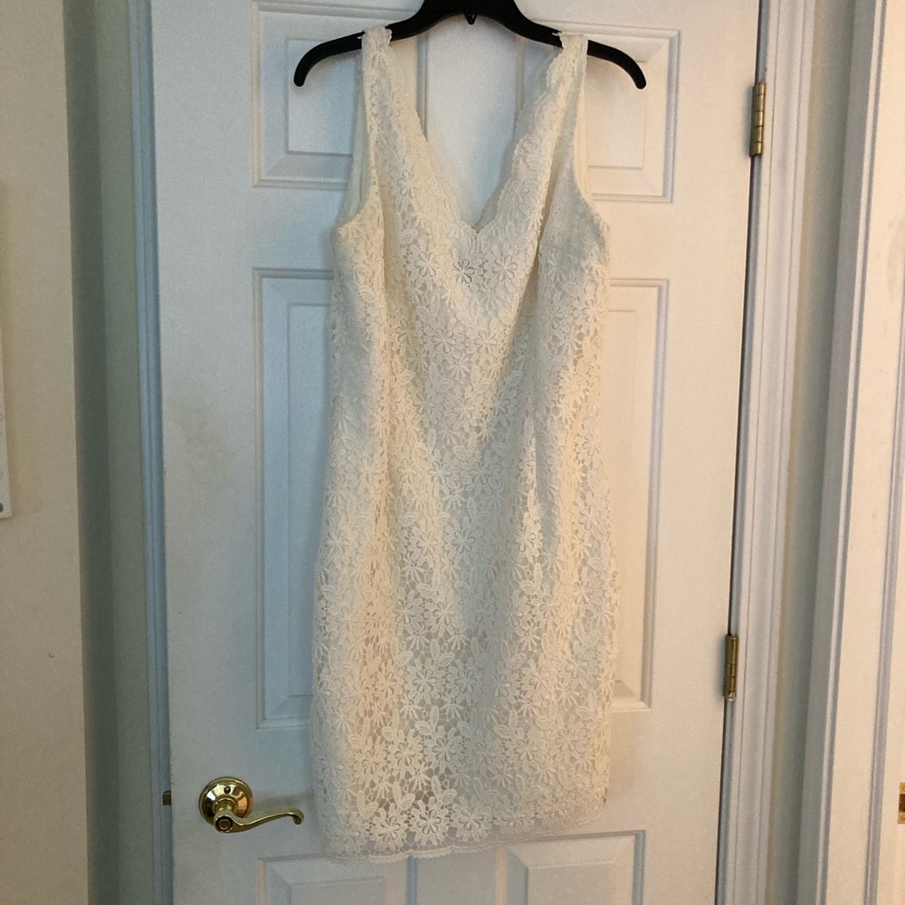 ANN TAYLOR V neck midi dress - Picture 8 of 10